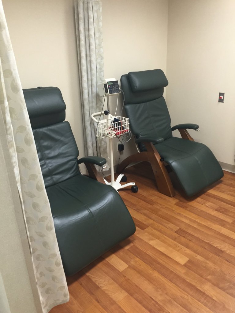 Two waiting chairs